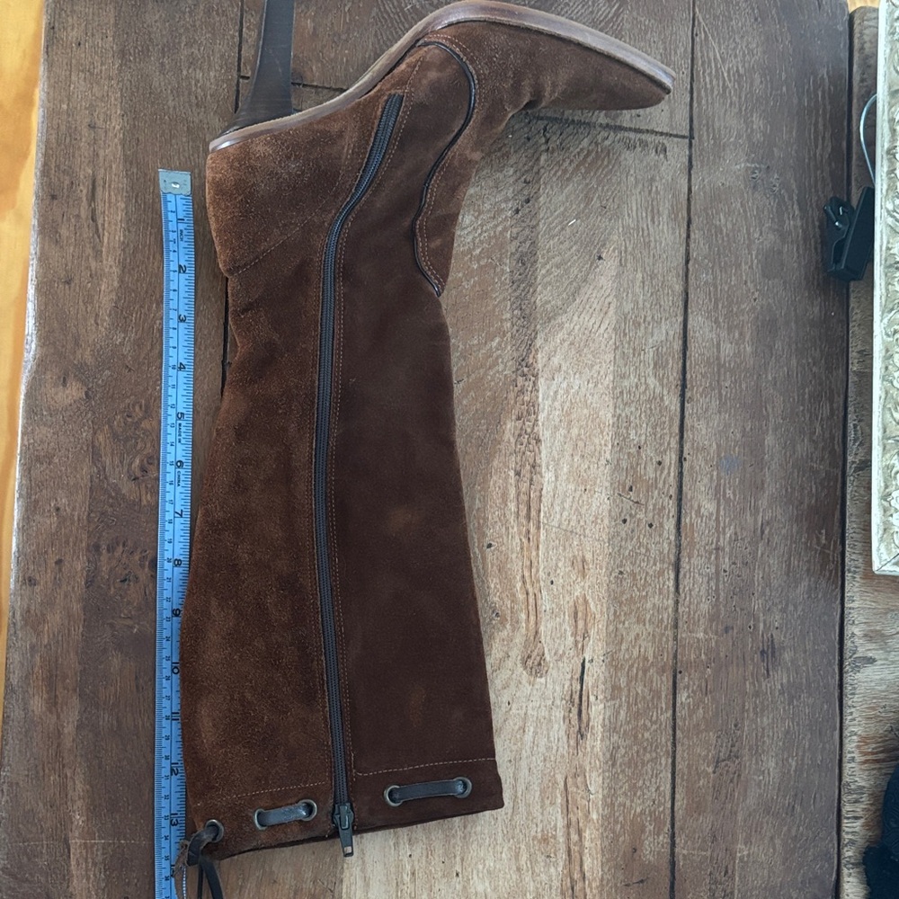 COACH Brown Suede Boots - Picture 12 of 15